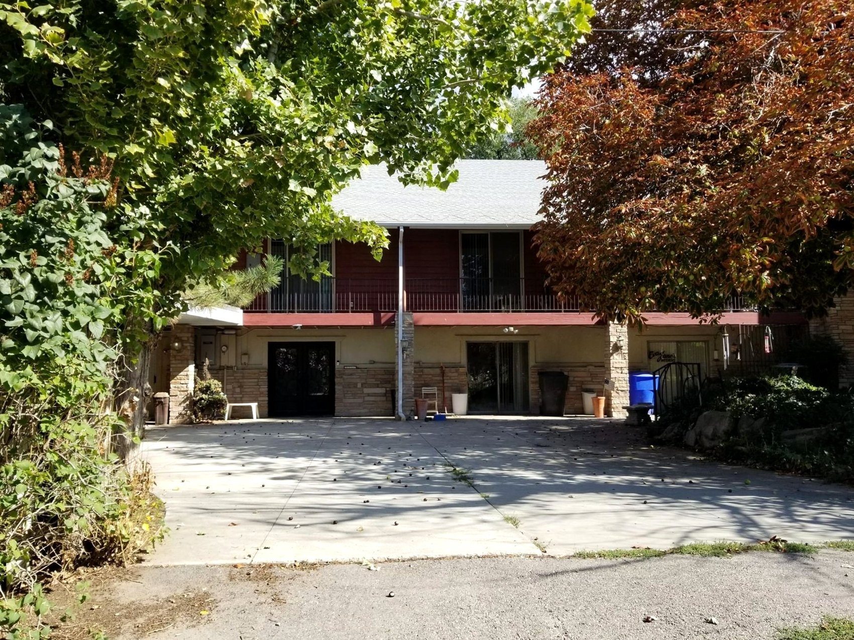 Front exterior and parking