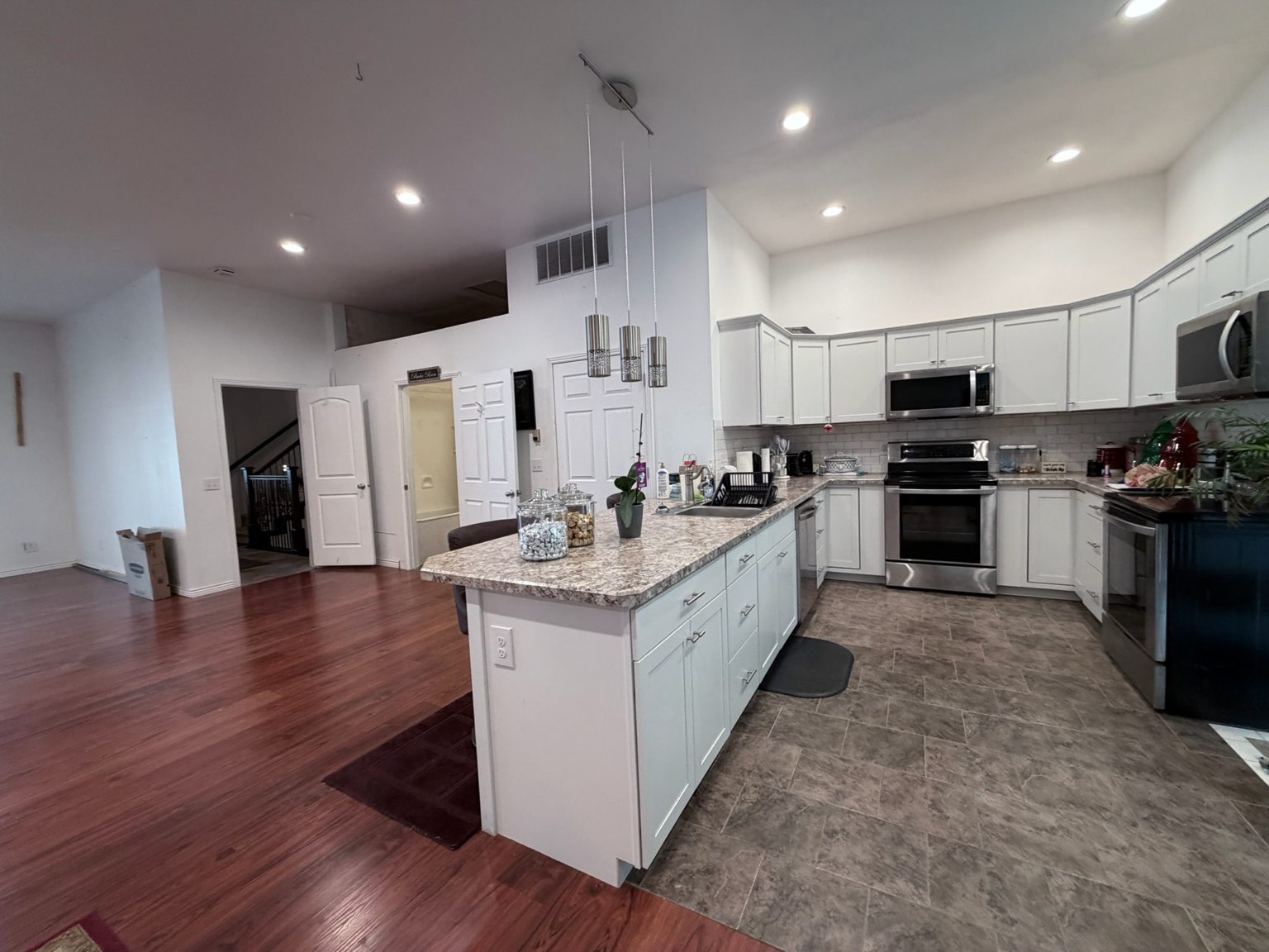 Spacious kitchen and great room