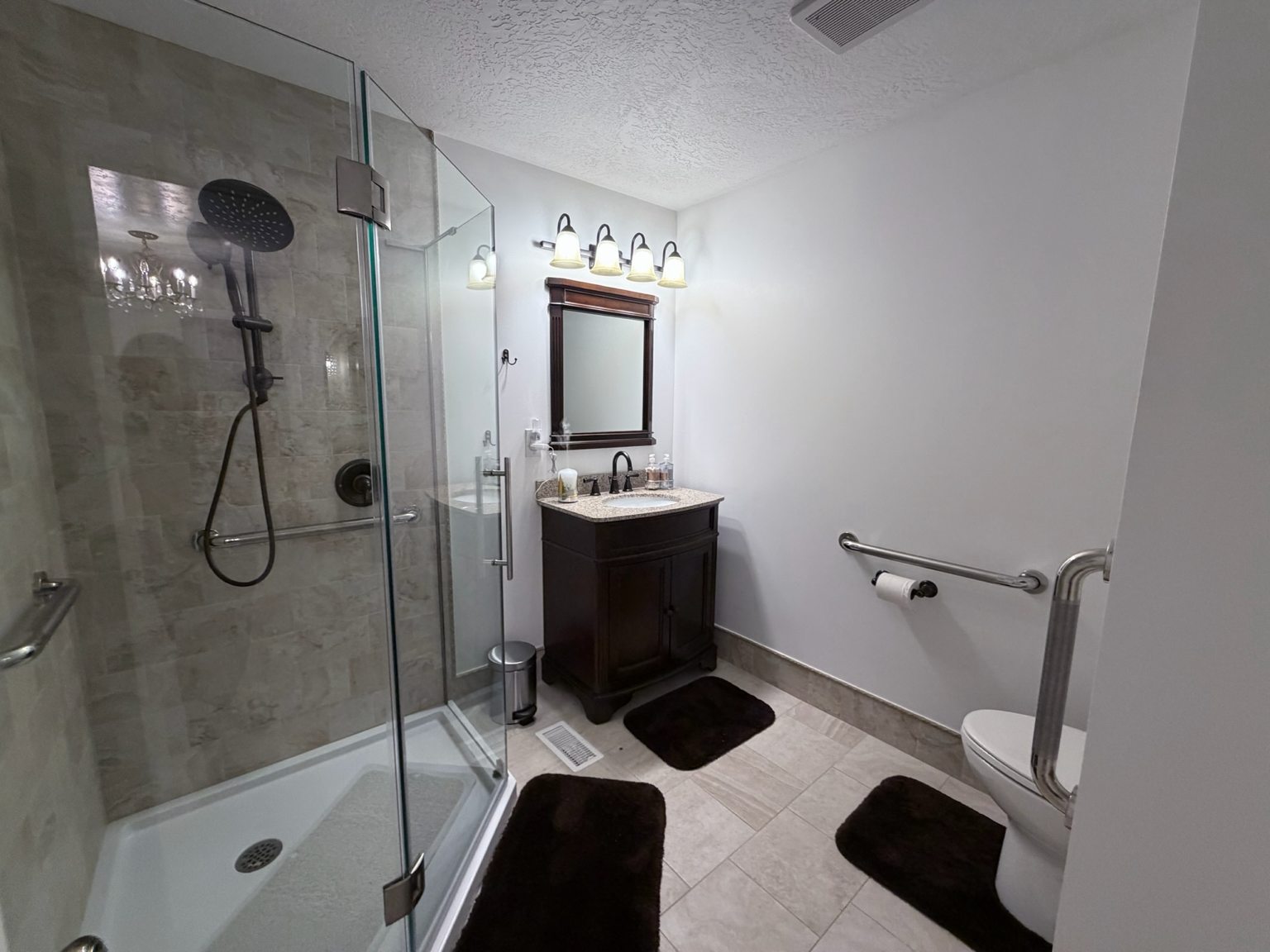 Updated accessible bathroom